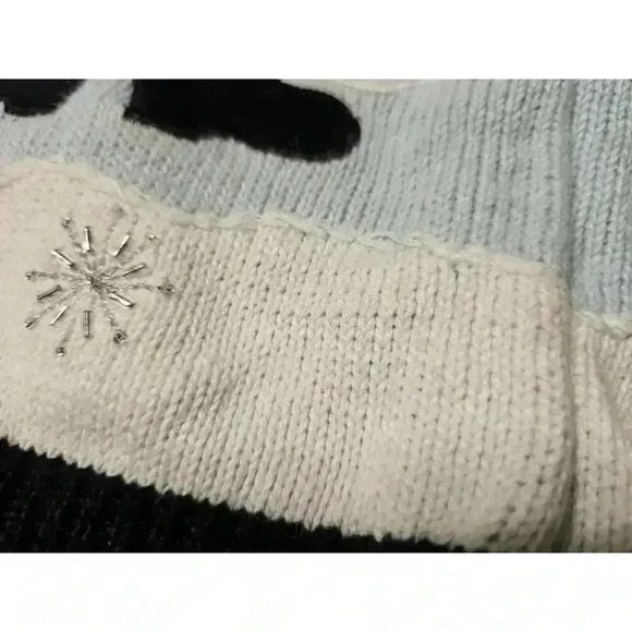 VINTAGE The Quacker Factory Cardigan Women Medium Sweater Embroidered V Neck - Picture 6 of 10